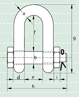 Green Pin Shackle G-4153